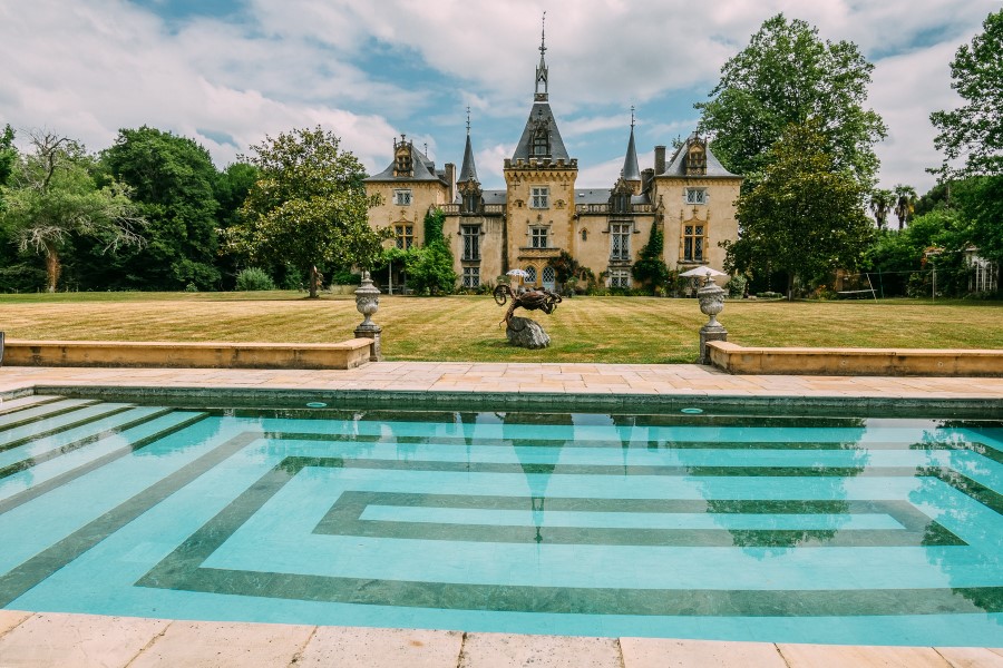 Photograph of the pool area